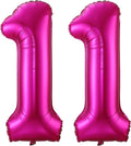 Hot Pink 11 Balloon Numbers, 40 Inch 11th Birthday Balloon Foil Mylar Number 11 by BBPOOL