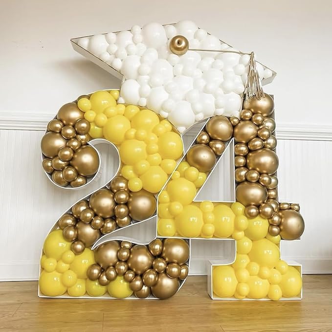 Awenztech 122pcs Metallic Gold Balloon Arch Kit, 18 12 10 5 inch Chrome Gold - Image 6