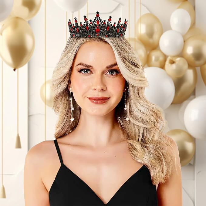Fesciory Birthday Crown for Women, Adult Fit, Coming of Age Gifts & Halloween - Image 2