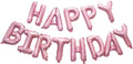 Metallic Pink Happy Birthdays Banner by GREATRIL