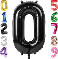 40 Inch Black Number 0 Balloon Birthday Party Decorations by Hadoife