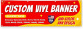 Custom Vinyl Banner with 150+ Sizes – Personalized Outdoor or Indoor Sign – Any by Unknown