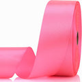 1-1/2 Inch 60 Yards Pink Solid Satin Ribbon by Unknown