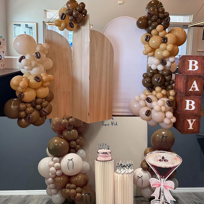 104pcs Dark Brown Balloon Garland Arch Kit Different Sizes 18/12/10/5 Inch | - Image 4