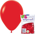 Sempertex Fashion Red Balloons, 11 Inch, vibrant color, by Sempertex
