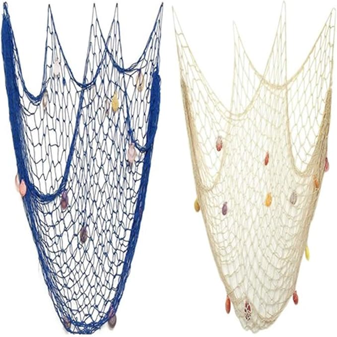 Nature Fish Net Wall Decoration by Rosoz