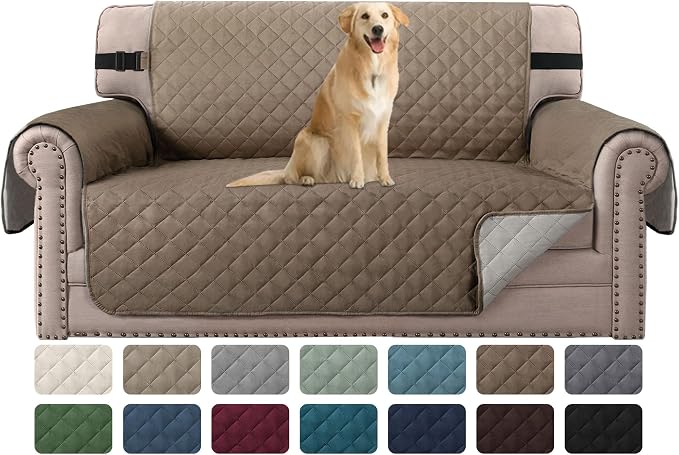H.VERSAILTEX Reversible Loveseat Cover Water Resistant Furniture Protector by HVERSAILTEX