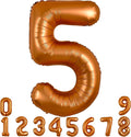 TONIFUL 40 Inch Orange Large Numbers Balloon 0-9 Birthday Party Decorations by TONIFUL