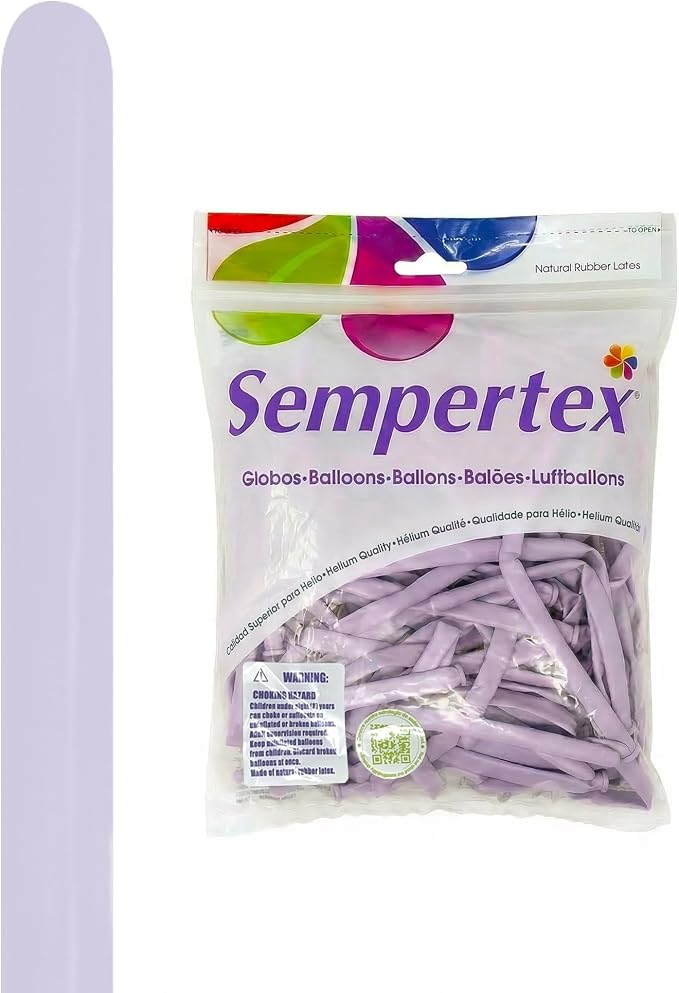 Sempertex Pastel Matte Lilac Balloons, thick & durable, bridal showers by Sempertex