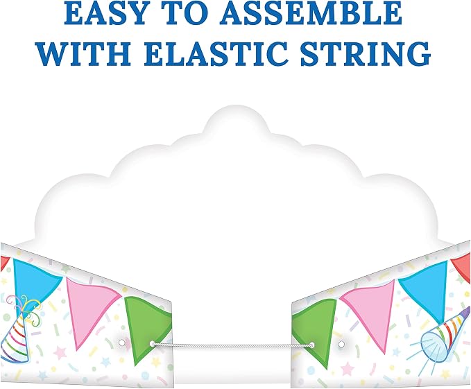 Carson Dellosa 30-Piece Birthday Crowns - Image 4