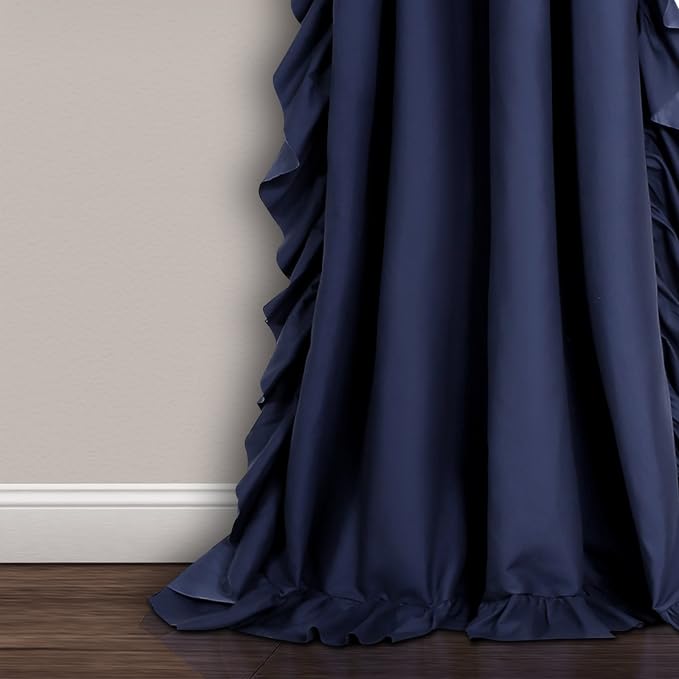 Lush Decor Reyna Ruffle Window Curtain Panel Set, Living room, or Dining Room - Image 4