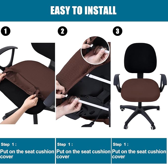 Smiry Office Computer Chair Seat Covers - Image 7