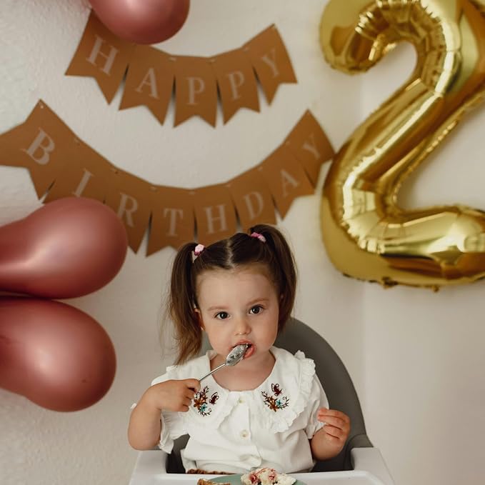 40 Inch Gold Number 3 Foil Balloon - Image 3