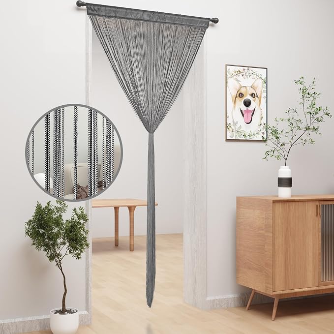 YIIBAII Door String Curtains Fringe Door Curtains - Image 2
