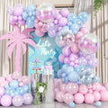 Pink Blue Purple Balloons Arch Kit by Ziophlux