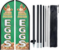 Farm Fresh Eggs Feather Flag by WOANIXY---ProfessionalCustomFeatherFlagCustomBanner