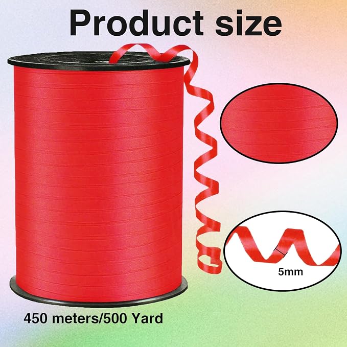 Crimped Curling Ribbon，500 Yard，1/5" - Image 2