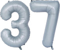 40 In Matte gray Number Balloon Helium Foil Mylar Birthday Balloon Digit 37 | by Exquisitehighqualitypartydecorationstomeetyoureveryneed%EF%BC%81