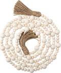 Jetec 7.9 Feet Wood Beaded Garlands by Jetec