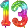 40 inch digital balloon, Jelly Color, Number 13 by TNCDJKPA