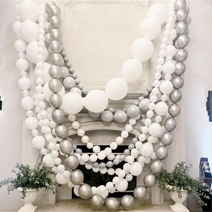Silver Link Balloons, Quick Linkable Balloon - Image 5