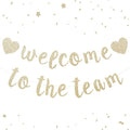 Welcome to the Team Banner Pre-Strung No DIY, Glitter New Employee Welcome by Unknown
