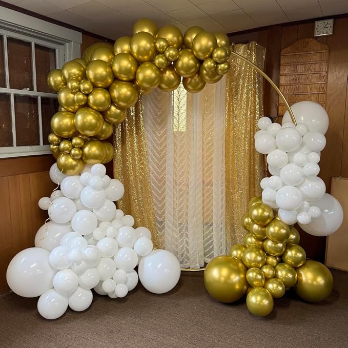 White Balloons - 12 inch 100pcs Latex - Round White Birthday Balloons - Image 5