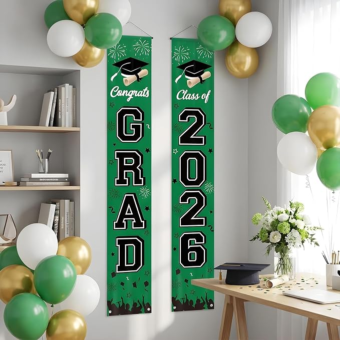 Graduation Decorations 2026 Porch Banner, Congrats Grad Class of 2026 Banner - Image 6