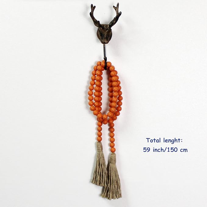 CVHOMEDECO. Wood Beads Garland - Image 6