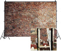 12x8ft Vintage Red Brick Wall Backdrop by Unknown