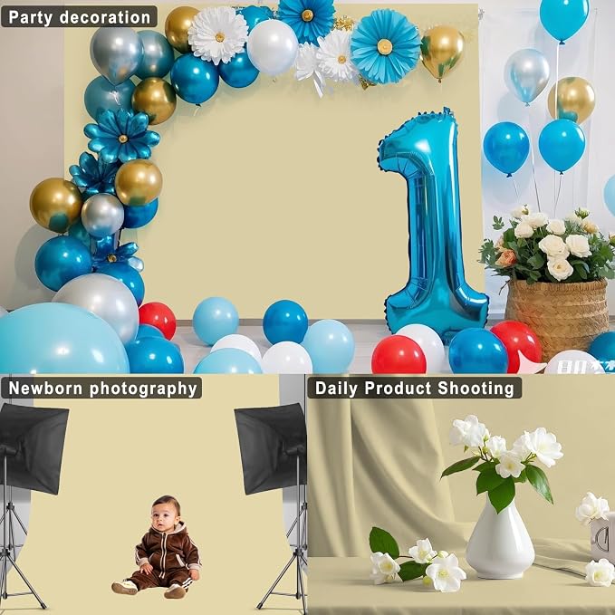 Tan Photography Backdrop for Photoshoot, 7x10 FT | Versatile Studio Photo - Image 4