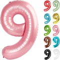 Pearl Pink Number 9 Balloon 40 Inch by IWERP