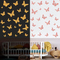 SAOROPEB Glow in The Dark 3D Butterfly 24 Pcs Orange Butterfly Stickers | 3 by SAOROPEB