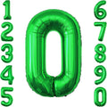 Green Number 0 Balloon 40 Inch, Shiny Foil Numeral by Unknown