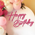 Happy Birthday Sign for Backdrop by MASTRON