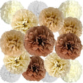 We Moment Brown Tissue Paper Flowers Decorations by We+Moment