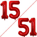 Number 15 Balloons for 15th Birthday Sweet 15 Party Decorations, 42 Inch Jumbo by GOER