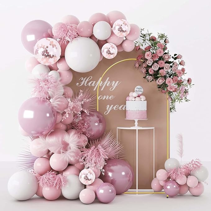 6FT Gold Metal Arch Backdrop Stand, Square Balloon Arch Stand Wedding Frame - Image 4
