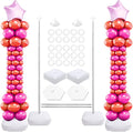 Balloon Column Stand Kit Set of 2, 7 Feet Height Adjustable Balloon Tower Pillar by Unknown