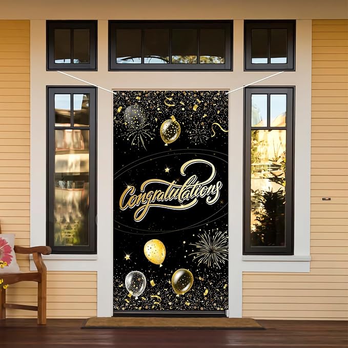 INNORU Congratulations Door Banner Decoration, Engagement Wedding Party Door - Image 7