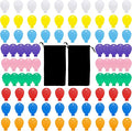 90 Pcs Plastic Balloon Weights Colorful Balloons Weights Balloon Shaped by LECEHIVO