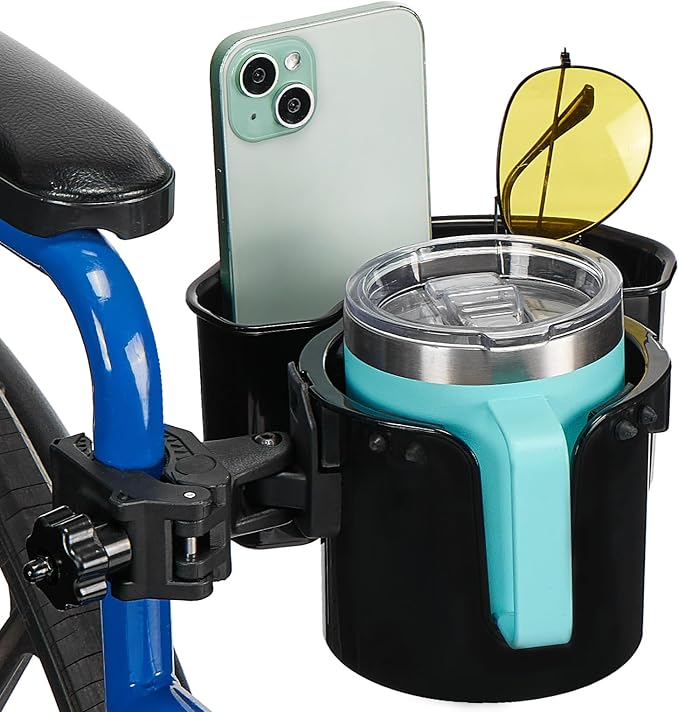 JOYTUTUS Wheelchair Cup Holder, 2-in-1 Walker Cup Holder by JoyTutus