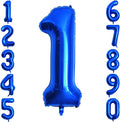 Navy Blue Number 1 Balloon 40 Inch, Shiny Foil Digit Party Supplies | Gorgeous by Unknown