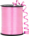 Pink Ribbon, 500 Yard Crimped Pink Curling Ribbon, Curling Ribbon by OMISELIO