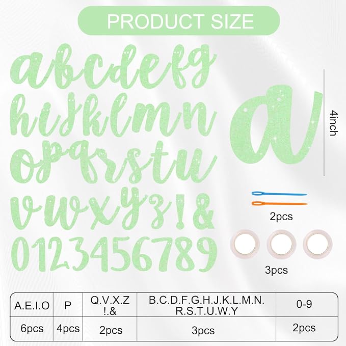 BEISHIDA 116 PCS A-Z DIY Letter Banner Kit Make Your Own Banner，Including 111 - Image 2
