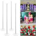 YALLOVE 4-Pack Adjustable Metal Balloon Column Stands by YALLOVEPARTYSUPPLIES