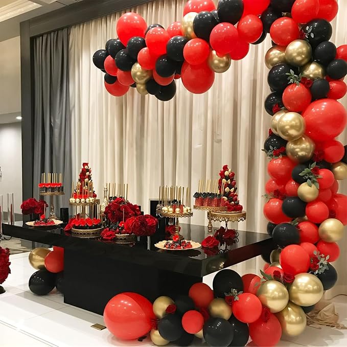 100pcs 12 inch Red Latex Balloons Party Decorations - Image 3