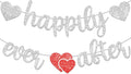 KatchOn, 10 Feet Silver Happily Ever After Banner by KatchOn