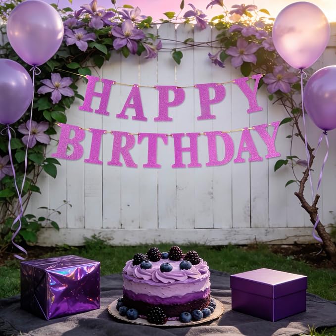 Happy Birthday Banner for Birthday Party Decorations - Image 4