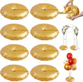 8 Pack Golden Water Bag for Wedding Arch Stands, Heavy Duty Water-Filled Base by Unknown